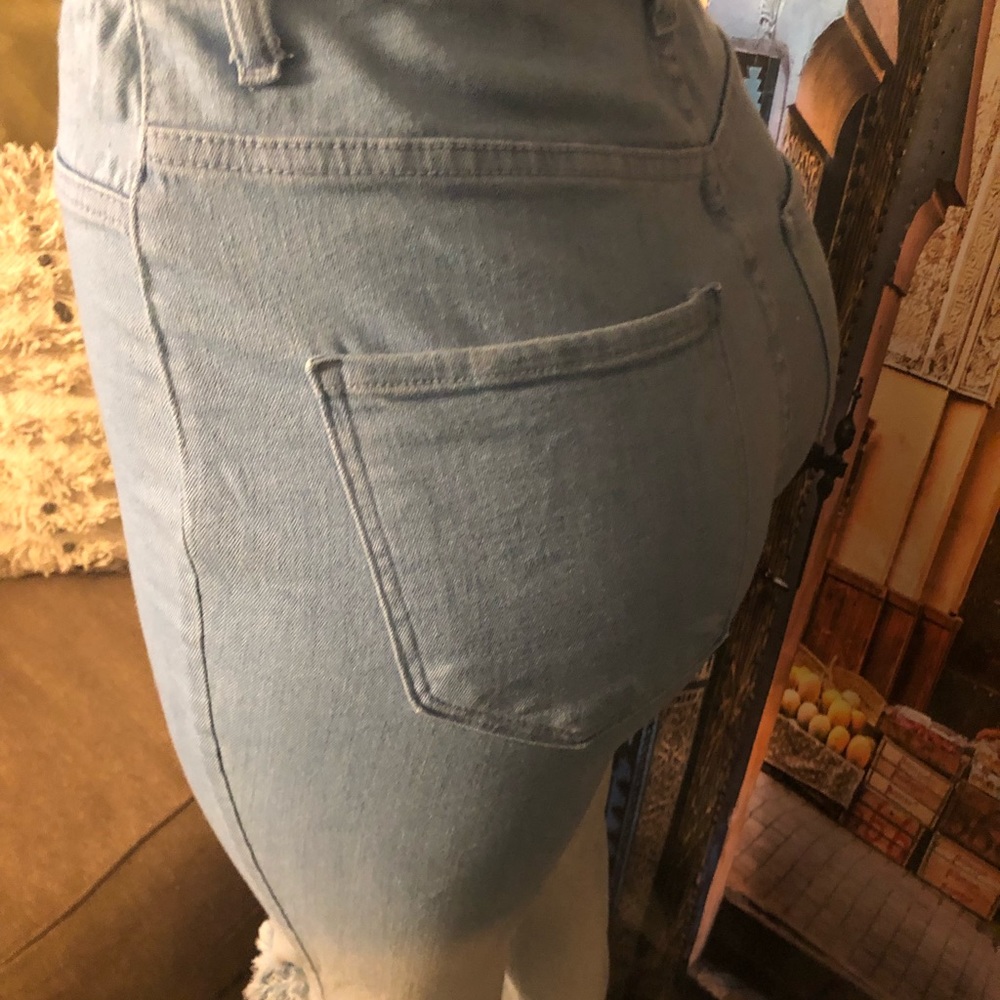 Fashion Nova high waisted ombré distressed jeans 9 - Picture 8 of 15
